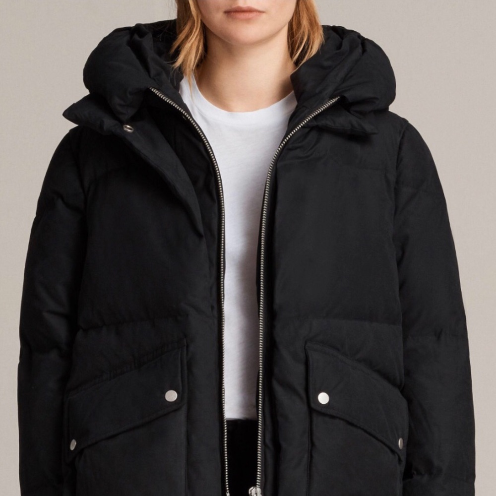 Like-new Allsaints Ester Puffer Jacket Medium